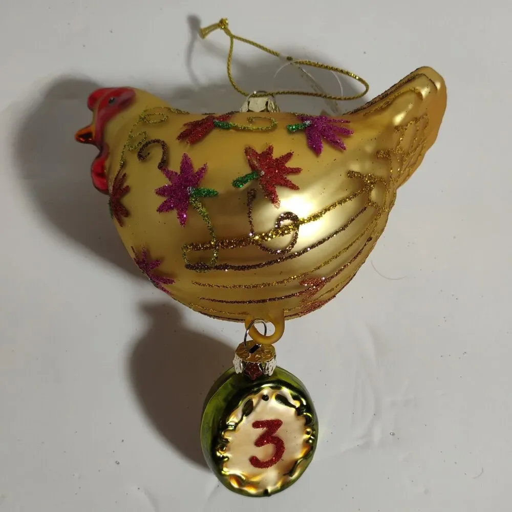 Grande Living 12 Days of Christmas GlassTree Ornament s 1,2,3 Set  Dillard's